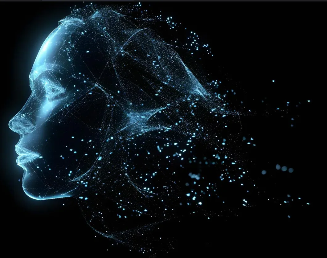 AI Holografisch Hoofd — Lelie Winstborg Neuraal Kader